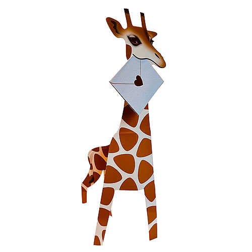 Hi Card (Giraffe) - Click Image to Close