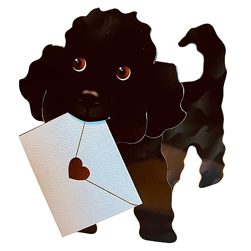 Jazzy Card (Poodle) - Click Image to Close
