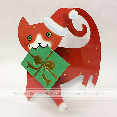 Star Holiday Card (Cat) - Click Image to Close