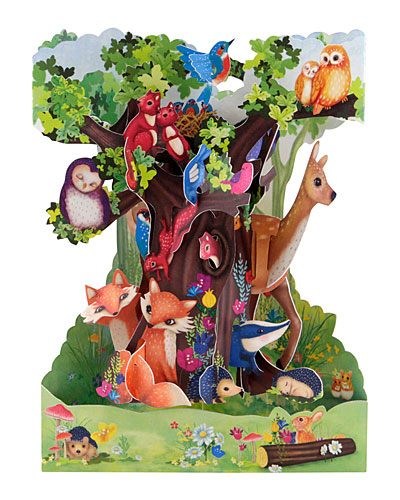 Forest Animals Card - Click Image to Close