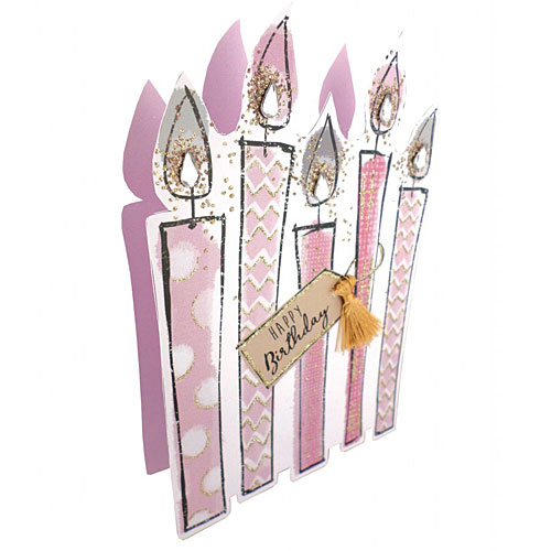 Birthday Candles Card - Click Image to Close