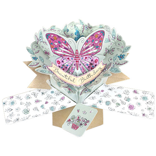 Butterfly Birthday Card - Click Image to Close