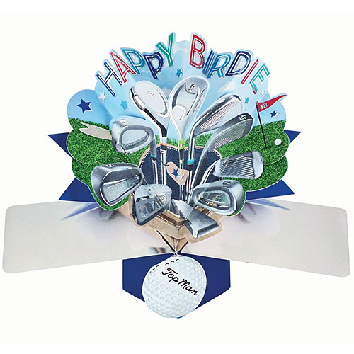 Golf Birthday Card - Click Image to Close
