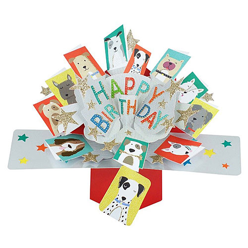 Dog Birthday Card - Click Image to Close