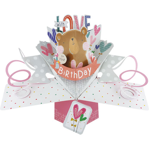 Birthday Bear Card - Click Image to Close