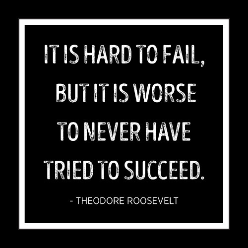 It Is Hard To Fail Card - Click Image to Close