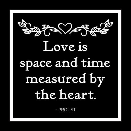 Love Is Space And Time Card - Click Image to Close