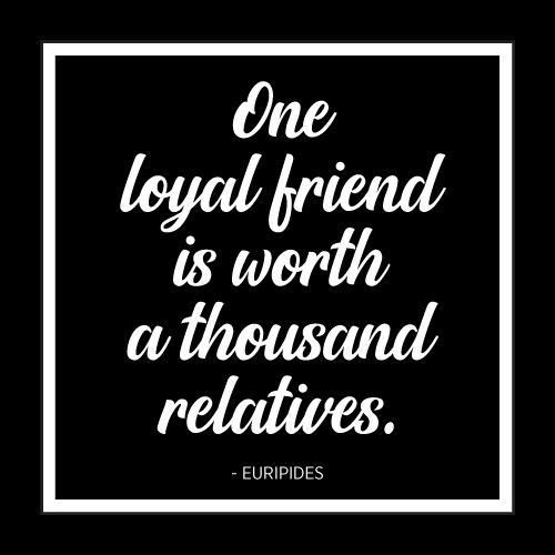 One Loyal Friend Card - Click Image to Close