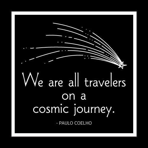 Cosmic Journey Card (Falling Star) - Click Image to Close