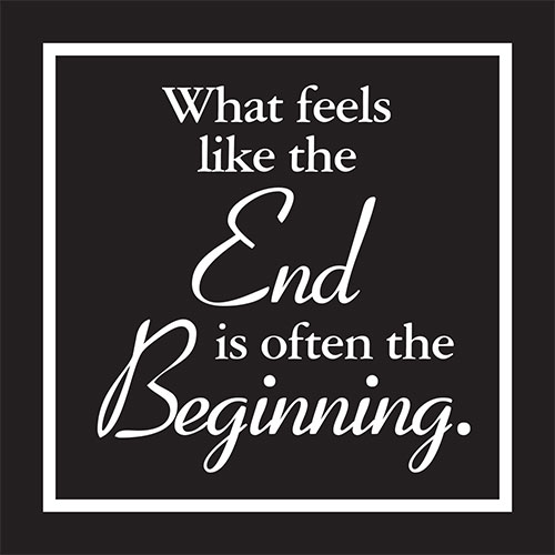 End Is Often The Beginning Card - Click Image to Close