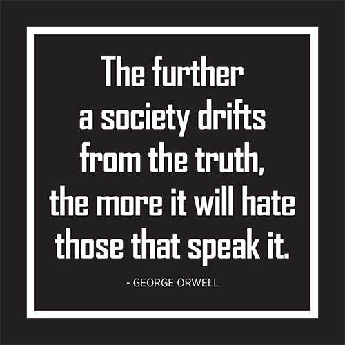 Society Drifts From The Truth Card - Click Image to Close