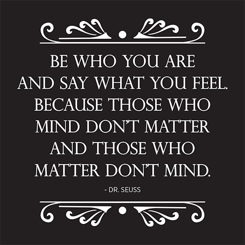 Be Who You Are Card (Dr. Suess) - Click Image to Close