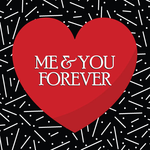 Me & You Forever Greeting Card - Click Image to Close