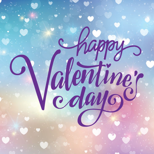 Happy Valentine's Day (Pastel) Greeting Card - Click Image to Close