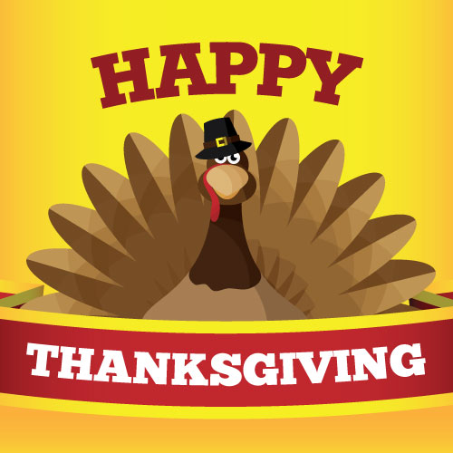 Thanksgiving Pilgrim Turkey Greeting Card - Click Image to Close