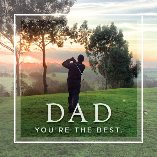 Dad, You're the Best Greeting Card - Click Image to Close