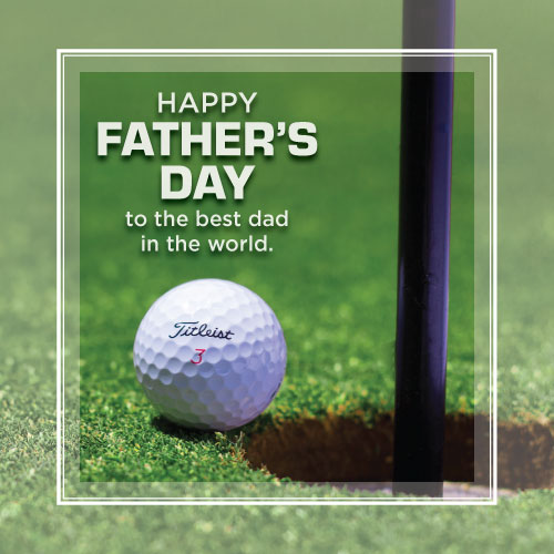 happy father's day golf