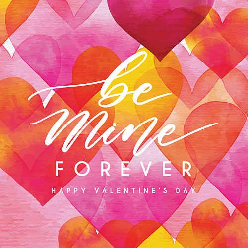 Be Mine Forever Greeting Card - Click Image to Close