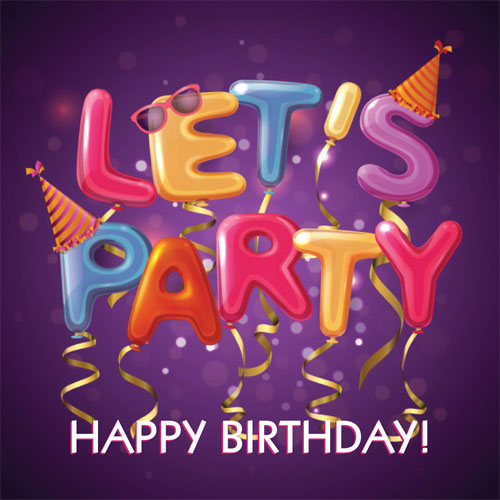 Let's Party Card - Click Image to Close