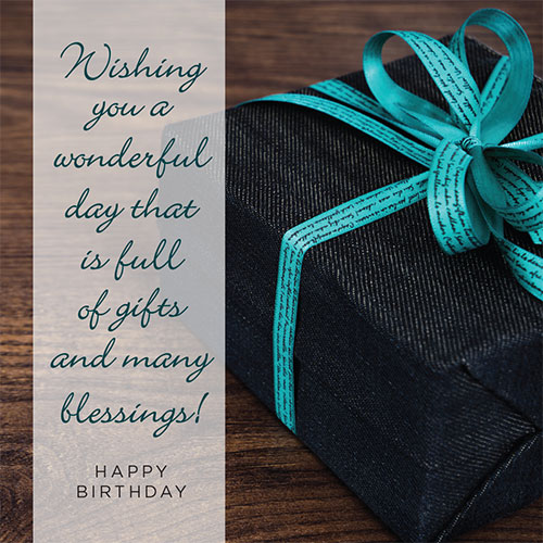 Wishing You A Wonderful Birthday Card - Click Image to Close