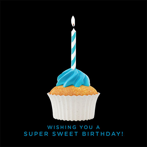 Wishing You A Super Sweet Birthday Card - Click Image to Close
