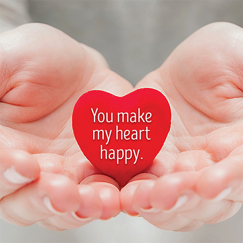 You Make My Heart Happy Card - Click Image to Close
