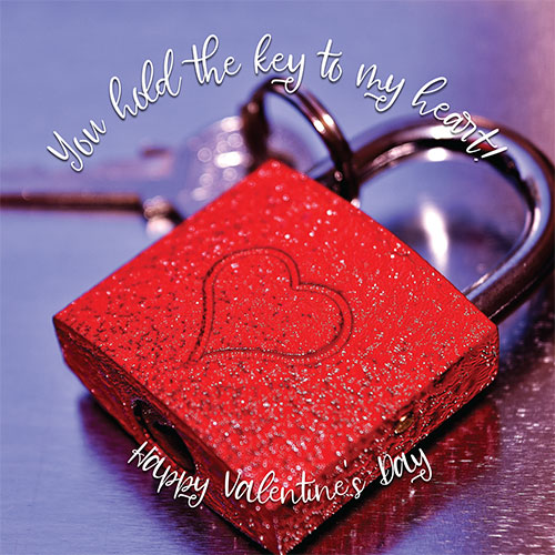 Key To My Heart Card - Click Image to Close