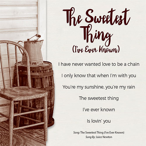 The Sweetest Thing Card - Click Image to Close