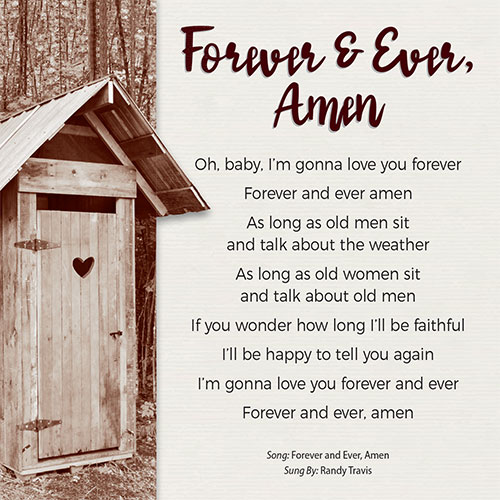 Forever & Ever Amen Card - Click Image to Close