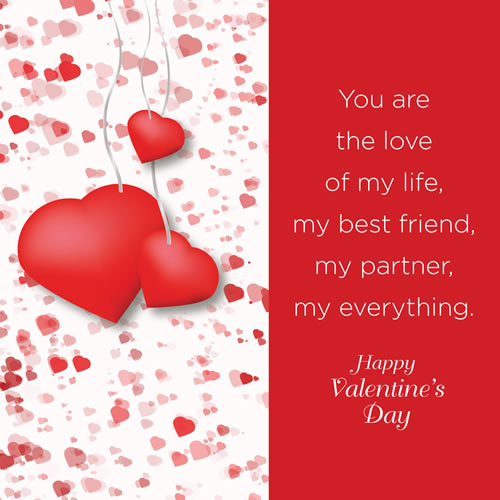 You Are The Love Of My Life Card - Click Image to Close