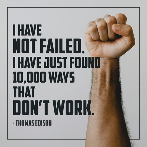 I Have Not Failed Card - Click Image to Close