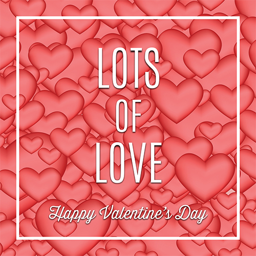 Lots Of Love Card - Click Image to Close