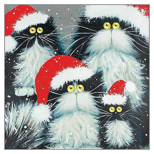 Purrfect Christmas Card - Click Image to Close