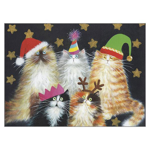Christmas Cats Card - Click Image to Close