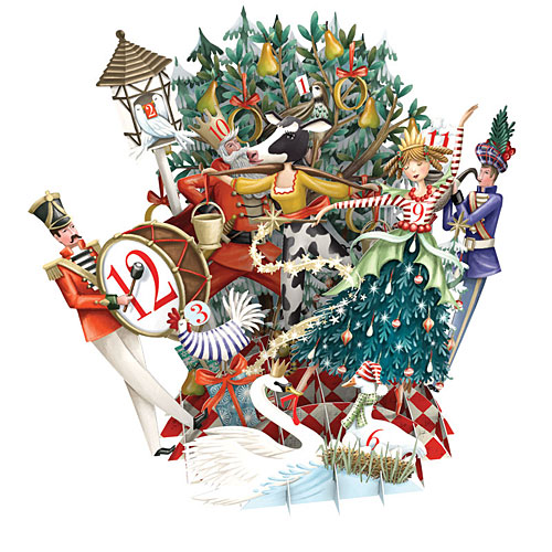 Twelve Days Of Christmas Card - Click Image to Close