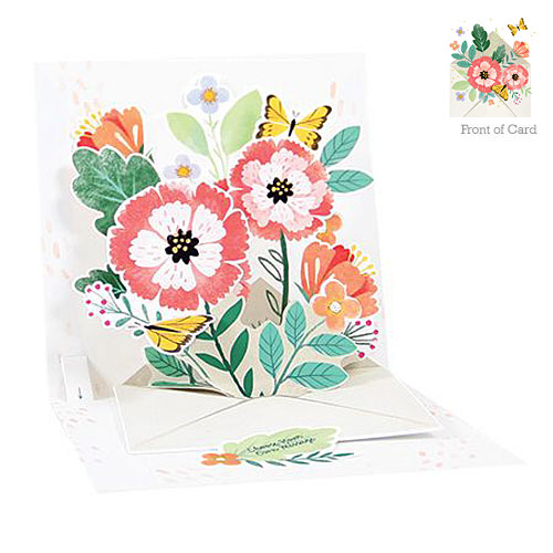Floral Envelope Card - Click Image to Close
