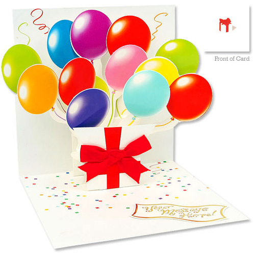 Balloons Card - Click Image to Close