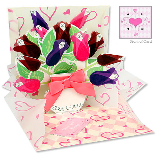 Bouquet of Roses Card - Click Image to Close