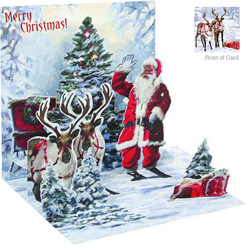 Jolly Santa Card - Click Image to Close