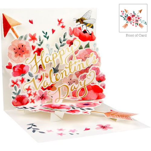 Floral Heart Card - Click Image to Close