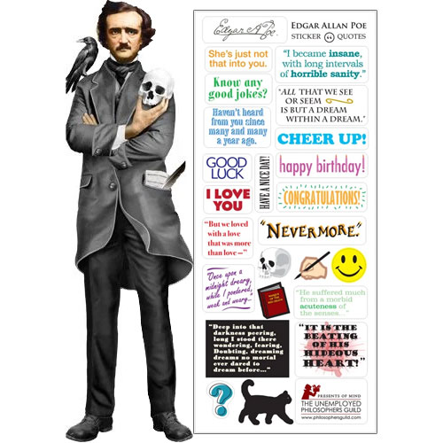 Edgar Allen Poe Card - Click Image to Close