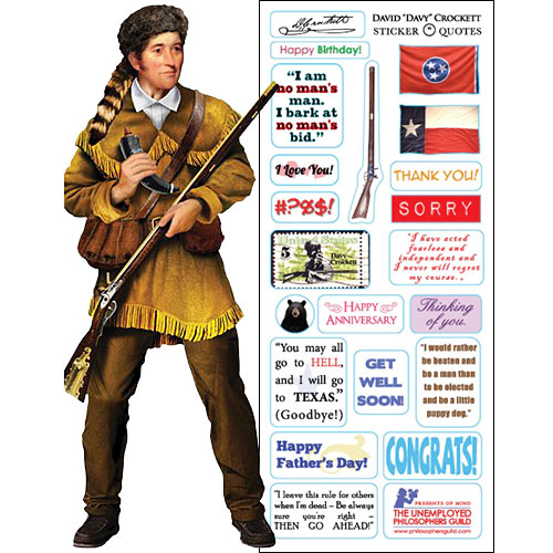 Davy Crockett Card - Click Image to Close