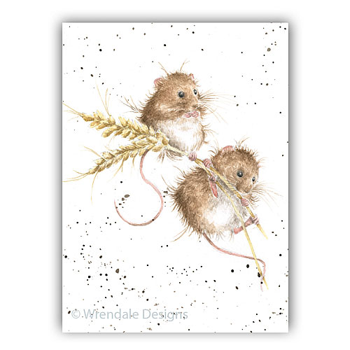 The Harvesters Card (Mice) - Click Image to Close