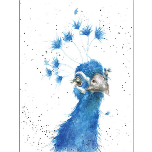 The Poser Card (Peacock) - Click Image to Close