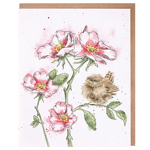 The Rose Garden Card (Bird) - Click Image to Close