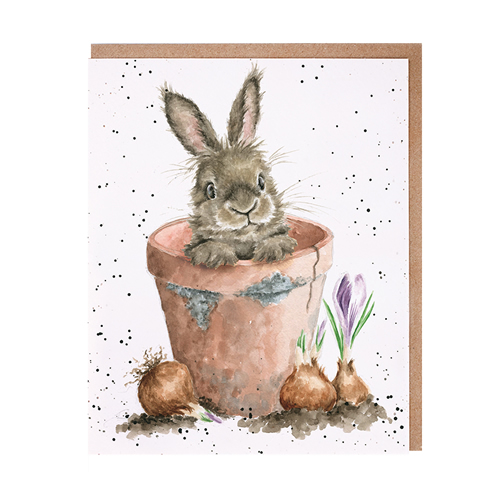 The Flower Pot Card (Rabbit) - Click Image to Close