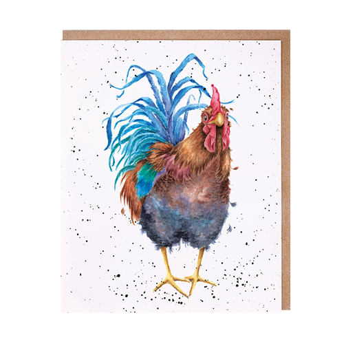 Colors Of The Rainbow Card (Rooster) - Click Image to Close