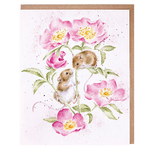 Little Whispers Card (Mice) - Click Image to Close