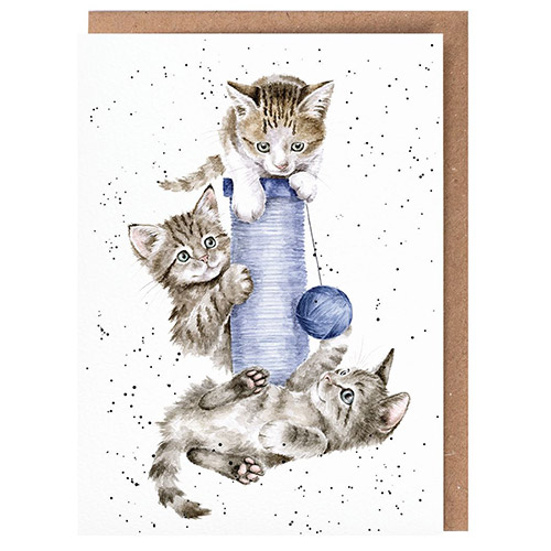 Three's A Crowd Card (Kittens) - Click Image to Close