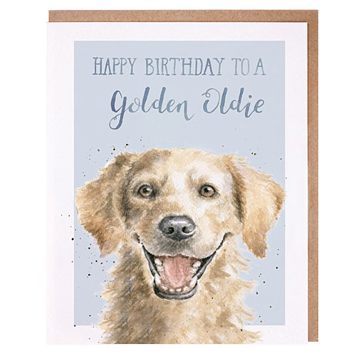 Golden Oldie Card (Golden Retriever) - Click Image to Close